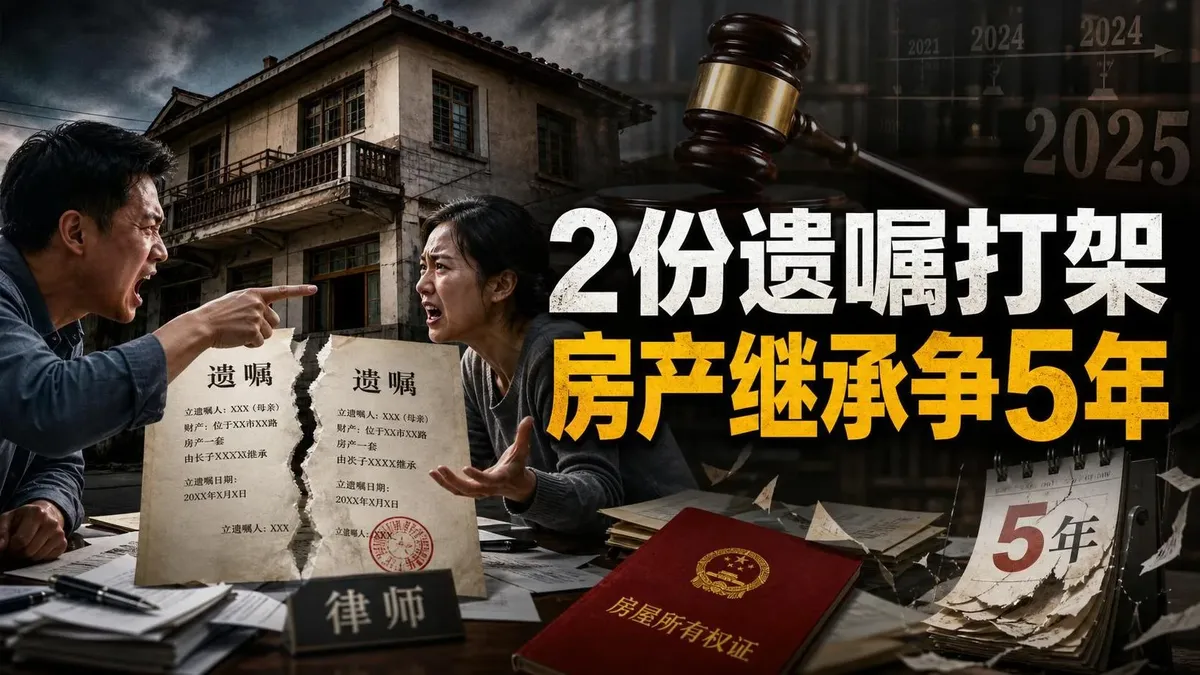 两份遗嘱引发五年房产继承纠纷--明岑律师事务所
