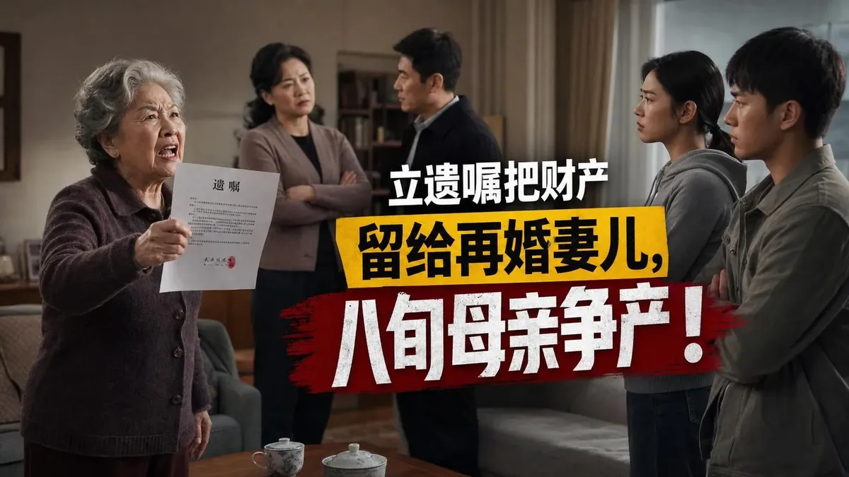 遗嘱继承纠纷:八旬母亲状告再婚儿--明岑律师事务所