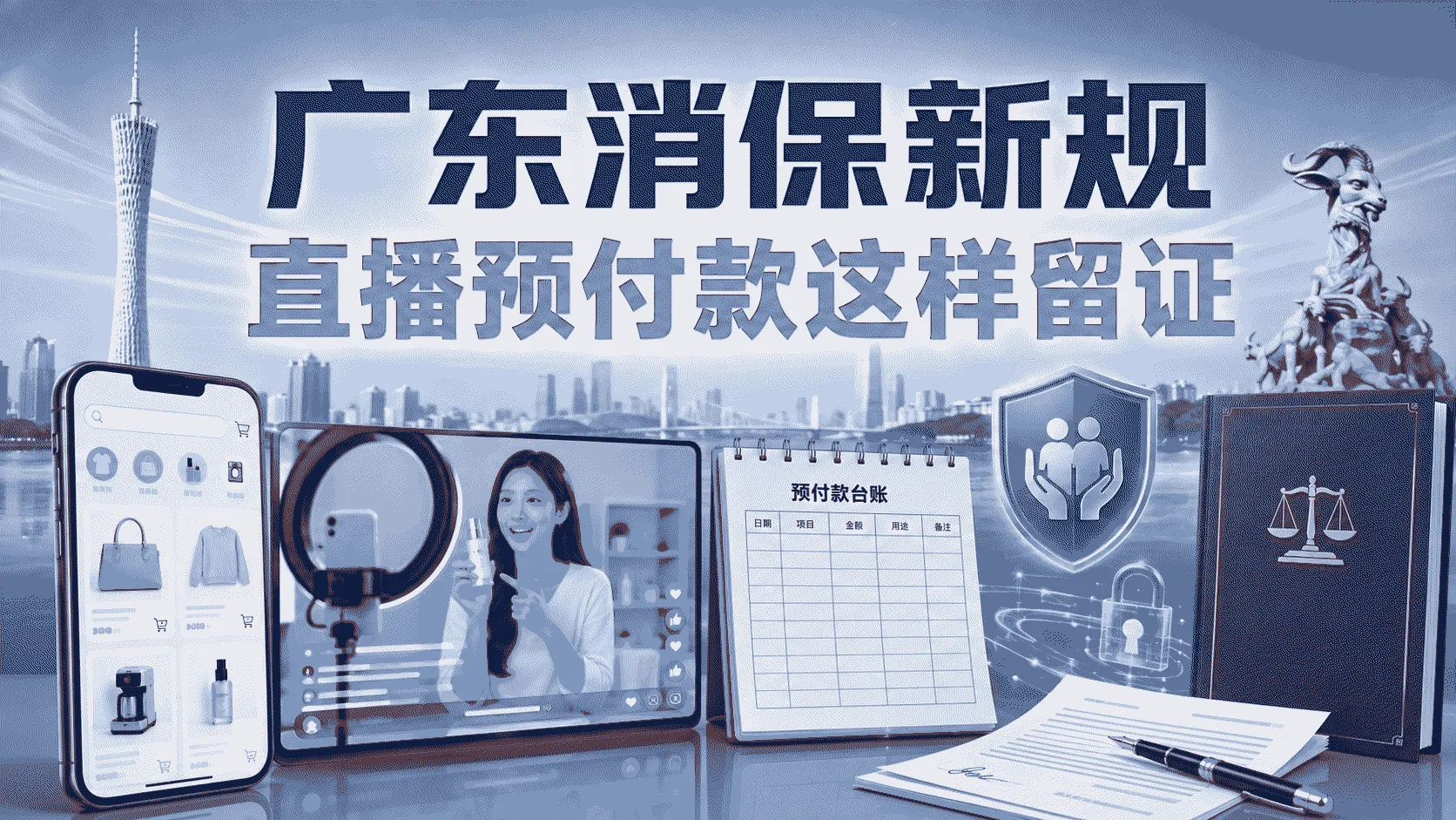 广州消费者权益保护新规与平台消费证据示意图